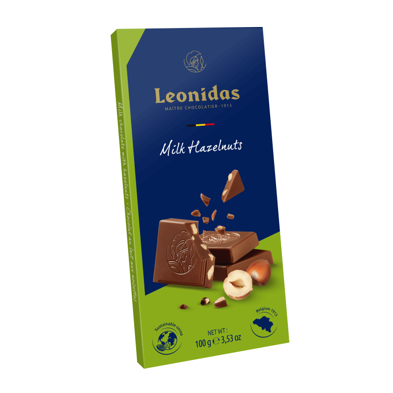 Tablette chocolat au lait - Éclats de noisette